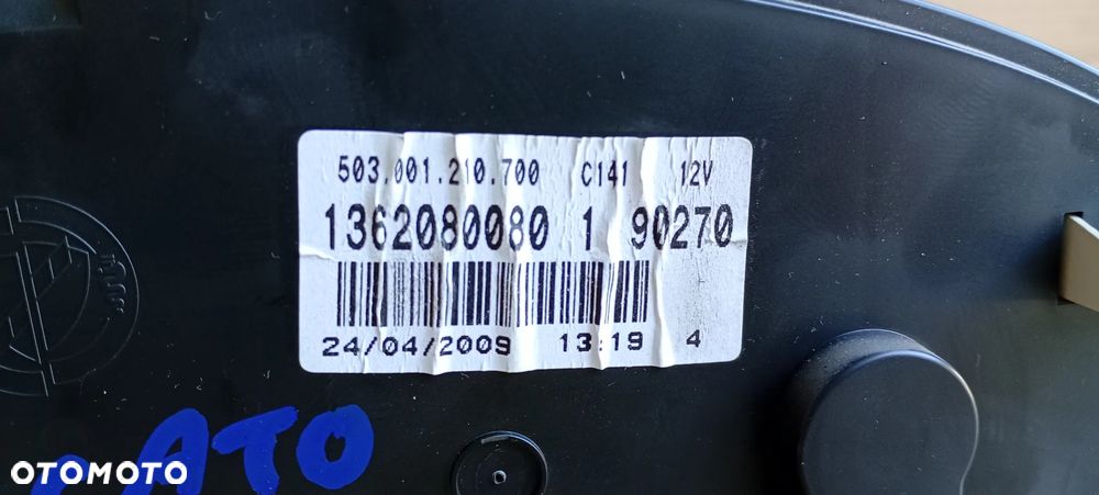 Licznik zegary Fiat Ducato III 3.0i 1362080080 - 8