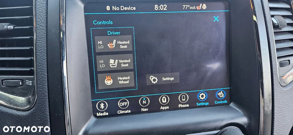 Dodge Durango III LIFT 2017-  Wyświetlacz nawigacji Monitor Ekran  68429210AB