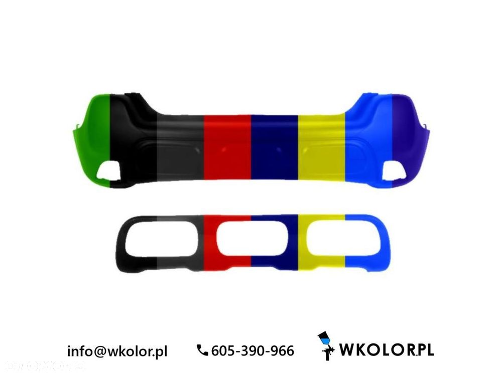 NOWY ZDERZAK 5506-00-0532956P CITROEN C3 AIRCROSS II 2017- LAKIEROWANY W KOLOR - 1