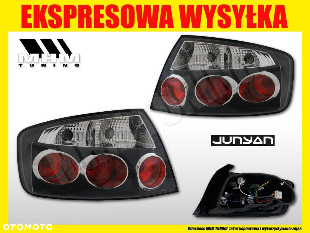 LAMPA TYL KPL PEUGEOT 407 SEDAN BLACK LEXUS TUNING - 2