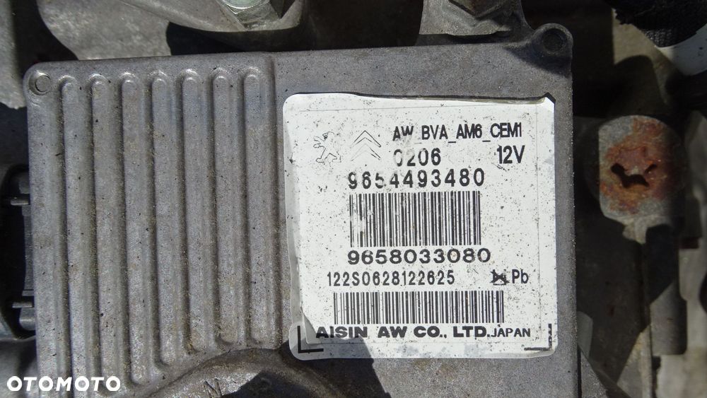 SKRZYNIA BIEGÓW AUTOMAT TF-80SC AM6 PEUGEOT 407 2.7HDI - 3