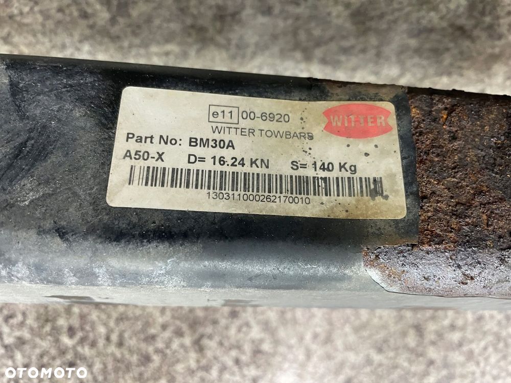 Hak holowniczy odkrecany kula belka modul wiazka 7 PIN BMW X5 E70 WITTER - 7