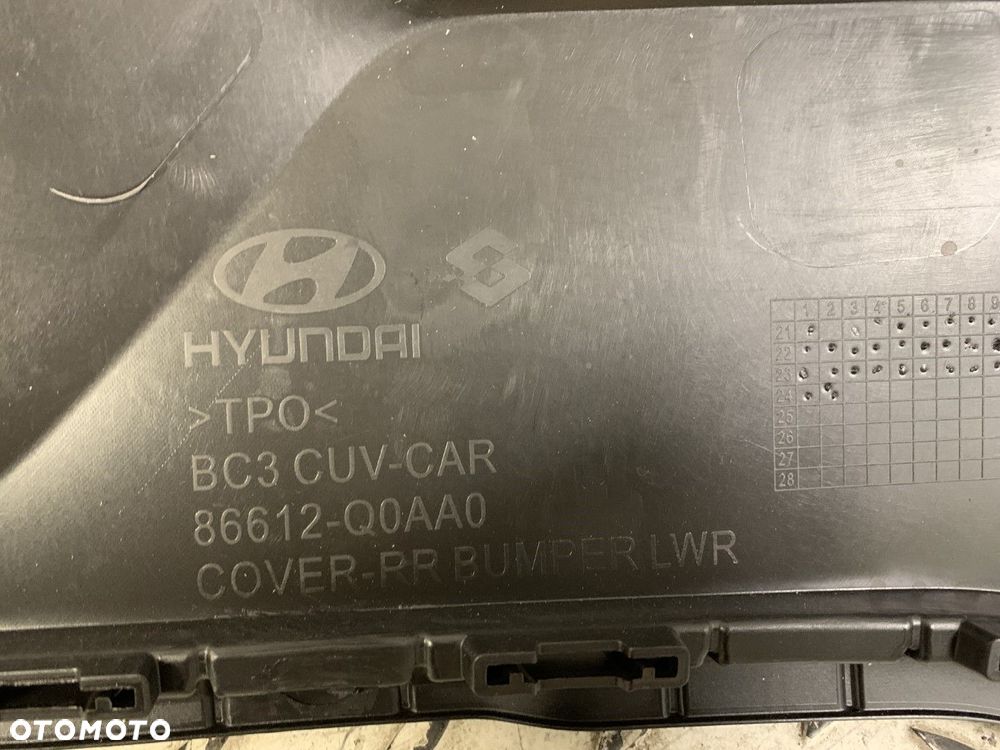 NOWY ORYGINALNY ZDERZAK TYLNY TYŁ HYUNDAI BAYON 4xPDC 21-26 86612-Q0AA0 - 12