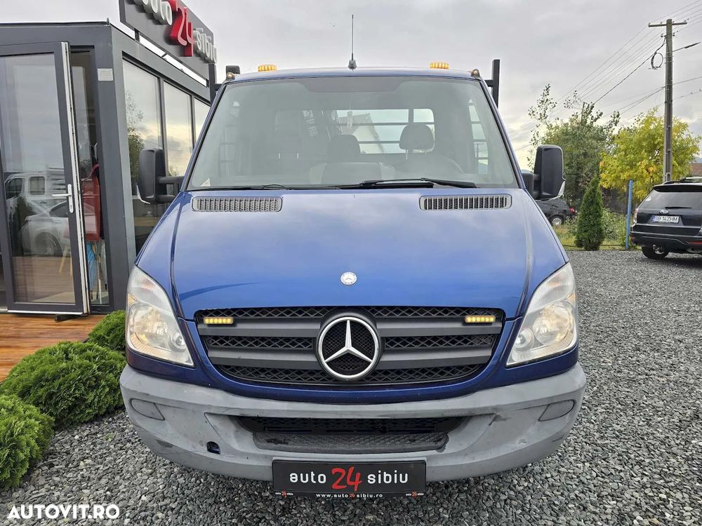 Mercedes-Benz Sprinter macara 1t Hiab, bena 4,45 m. - 2