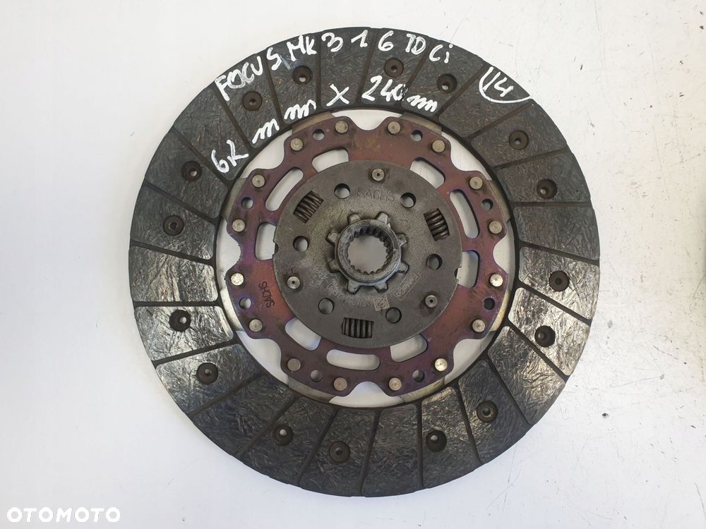 Ford Focus MK3 1.6 TDCI DOCISK TARCZA sprzęgło FM51-7563-AB - 5