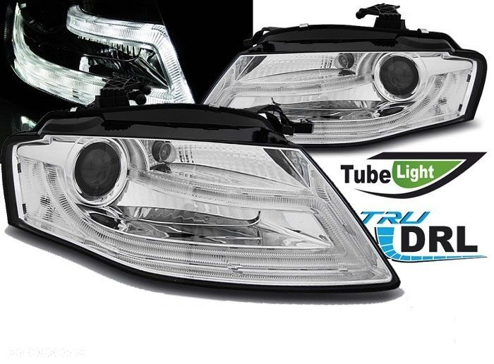 Lampy Reflektory LED AUDI A4 B8 08 -11 TRU DRL H7 - 2