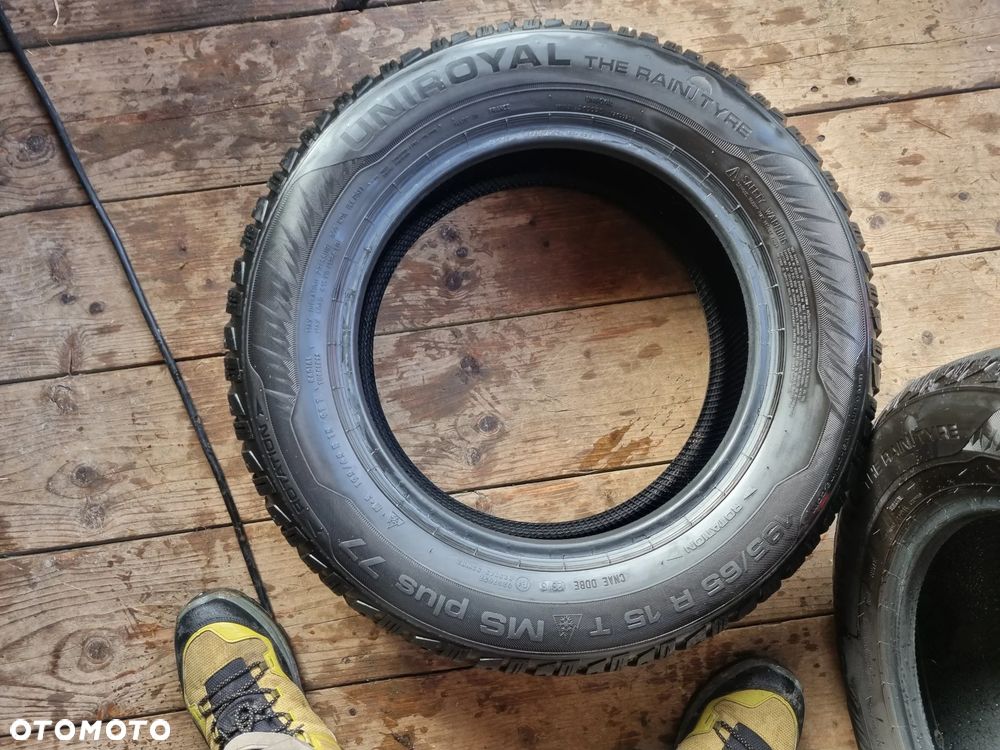 Opony Uniroyal MS plus 77 195/65R15 91T 2015r,4x7,2mm bdb stan - 10