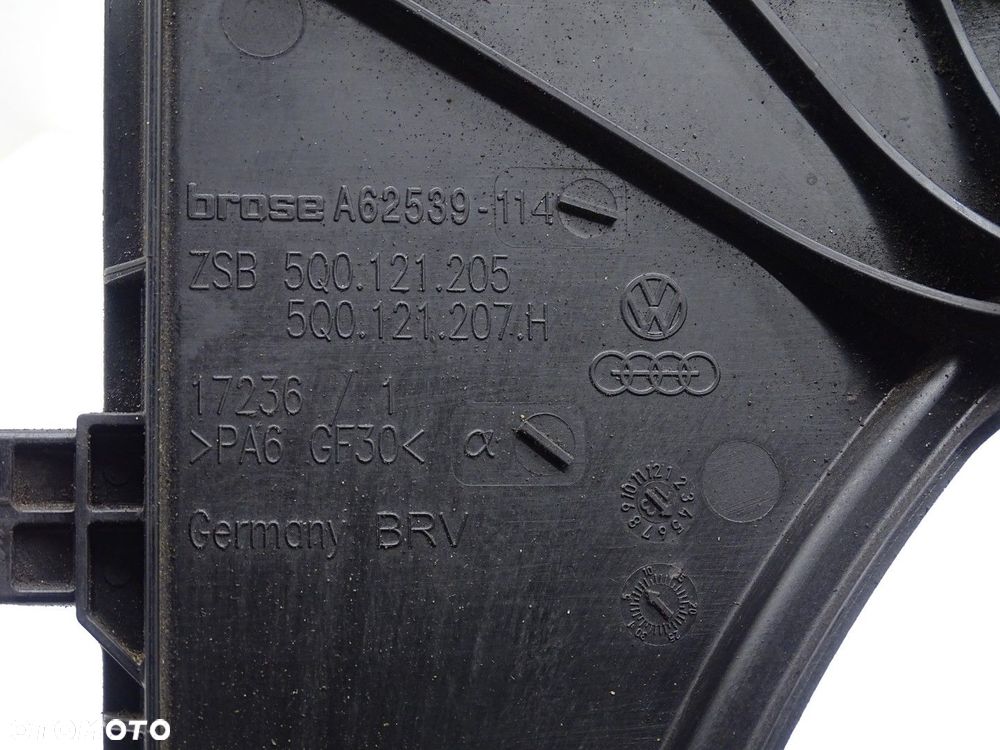 OBUDOWA WENTYLATORA CHŁODNICY SKODA OCTAVIA III 5E 1.6 TDI 5Q0121207H - 3
