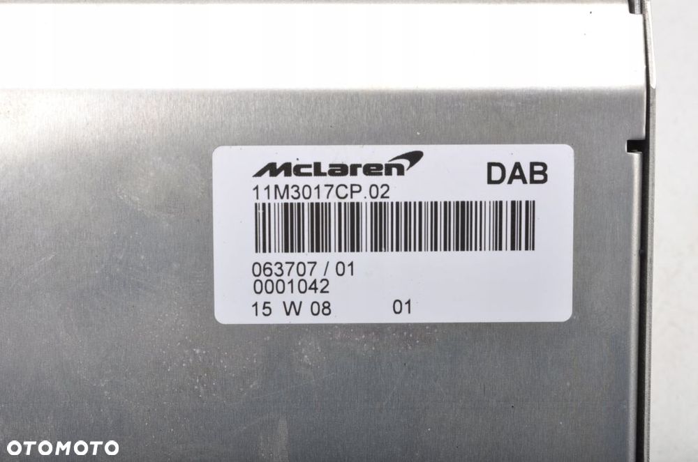 MCLAREN 650S WZMACNIACZ RADIO DAB 11M3017CP.02 - 2