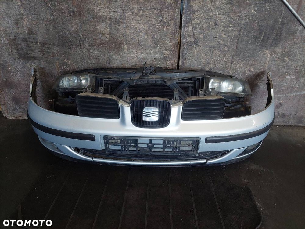KOMPLETNY PRZÓD ZDERZAK PAS PRZEDNI LAMPY SEAT TOLEDO II LEON I LB7Z - 1