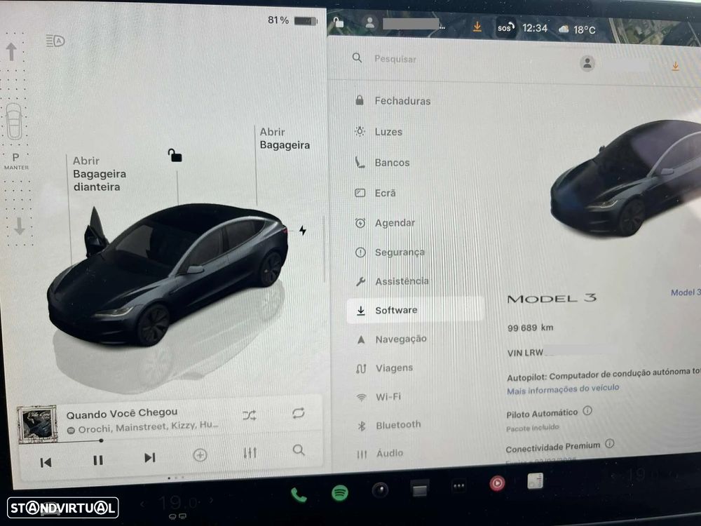 Tesla Model 3 Tração Traseira Premium - 19