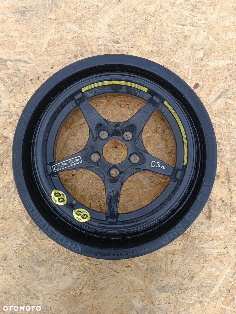 KOŁO DOJAZDOWE ZAPASOWE MERCEDES C KLASA W203 15 CALI 5X112 - 1