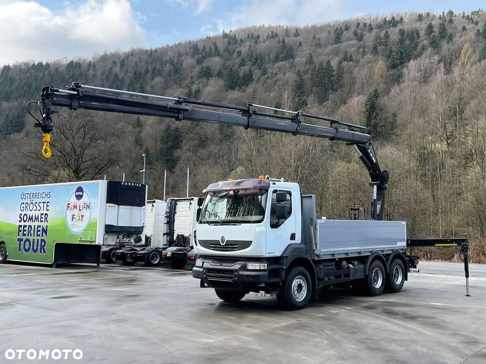 Renault Kerax 380 DXI EEV // 6x4 // HDS Hiab XS 166 Hipro + Radio // UDT // Blokady mostów // Idealny // Zabudowa 5,16m // - 1