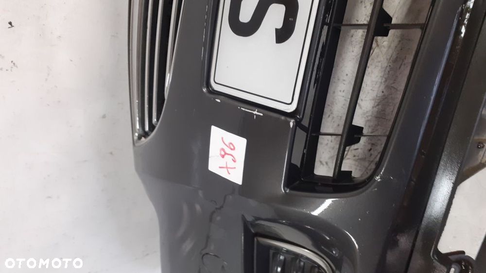 + ZDERZAK PRZÓD PRZEDNI DO OPEL INSIGNIA Z177 SZARY GRAFITOWY HALOGENY - 4