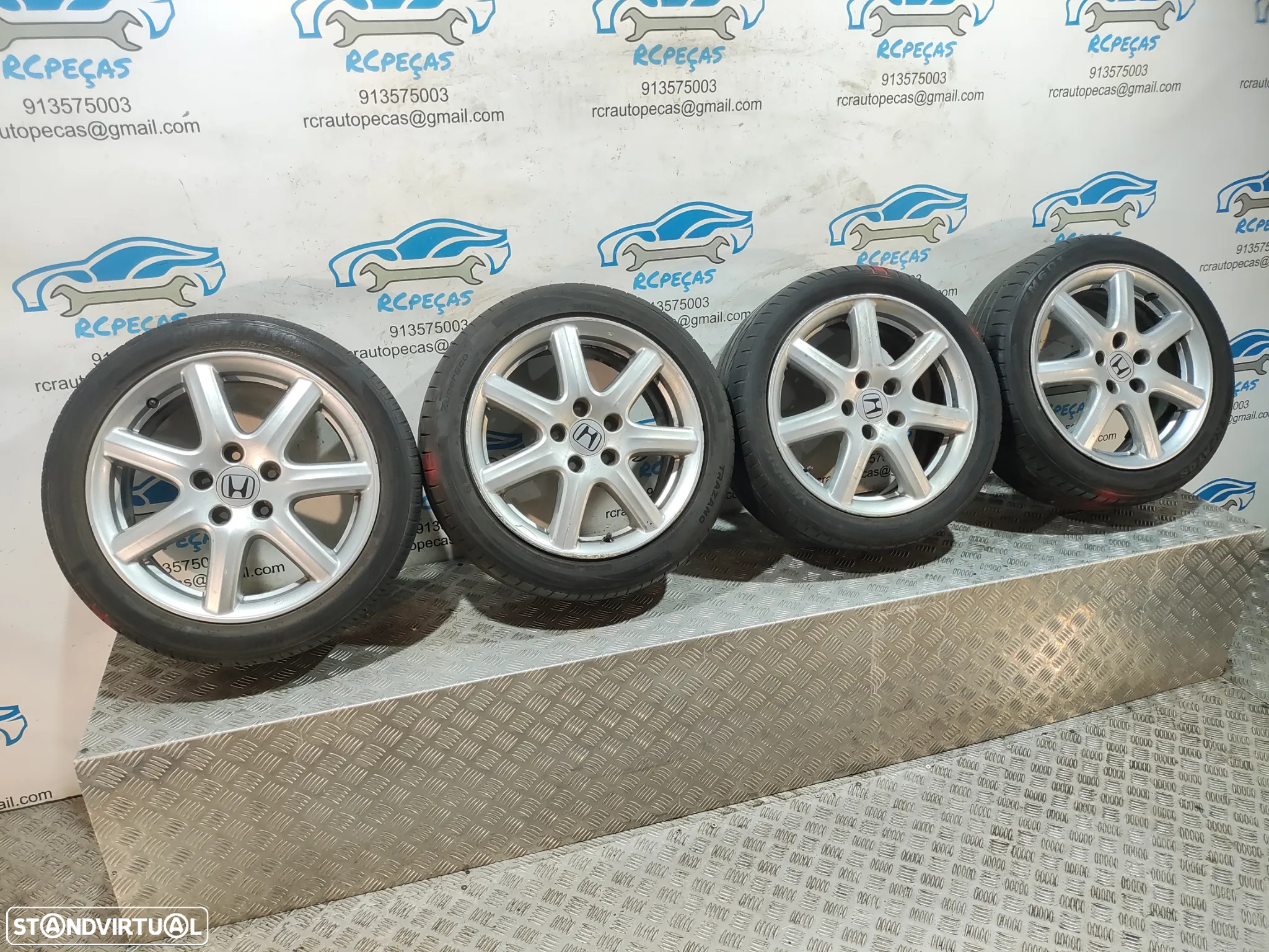 Conjunto Jantes 17 Originais Honda Civic 8 VIII FK 7J ET55 5x114,3J - 9