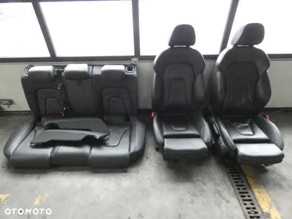 AUDI A4 B8 SEDAN LIFT S-LINE GRZANE FOELE KANAPA KOMPLET CZARNA SKÓRA GORLICE