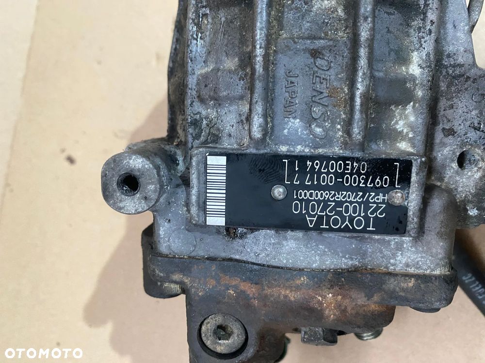 TOYOTA AVENSIS COROLLA E12 2.0D D4D POMPA WTRYSKOWA 22100-27010 RAV4 II - 4