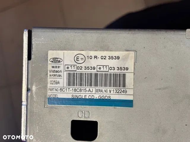 RADIO FORD TRANSIT MK7 VII 6C1T-18C815-AJ - 3