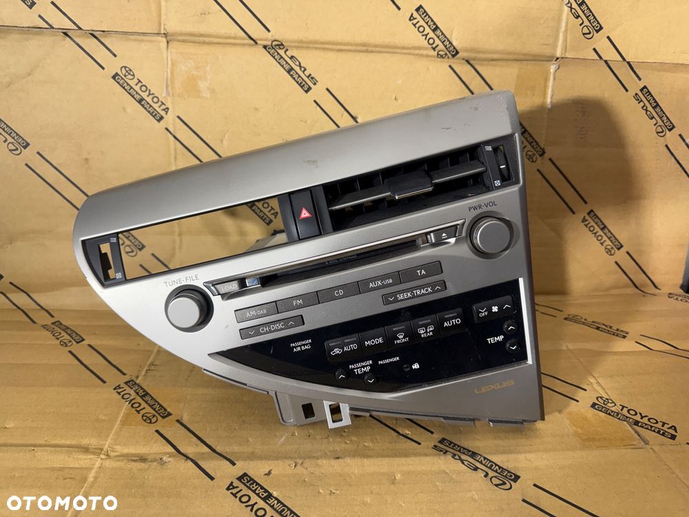 Radio Lexus RX350/ 450h 09-13r. Nr. 86120-0E530. Wersja angielska. - 1