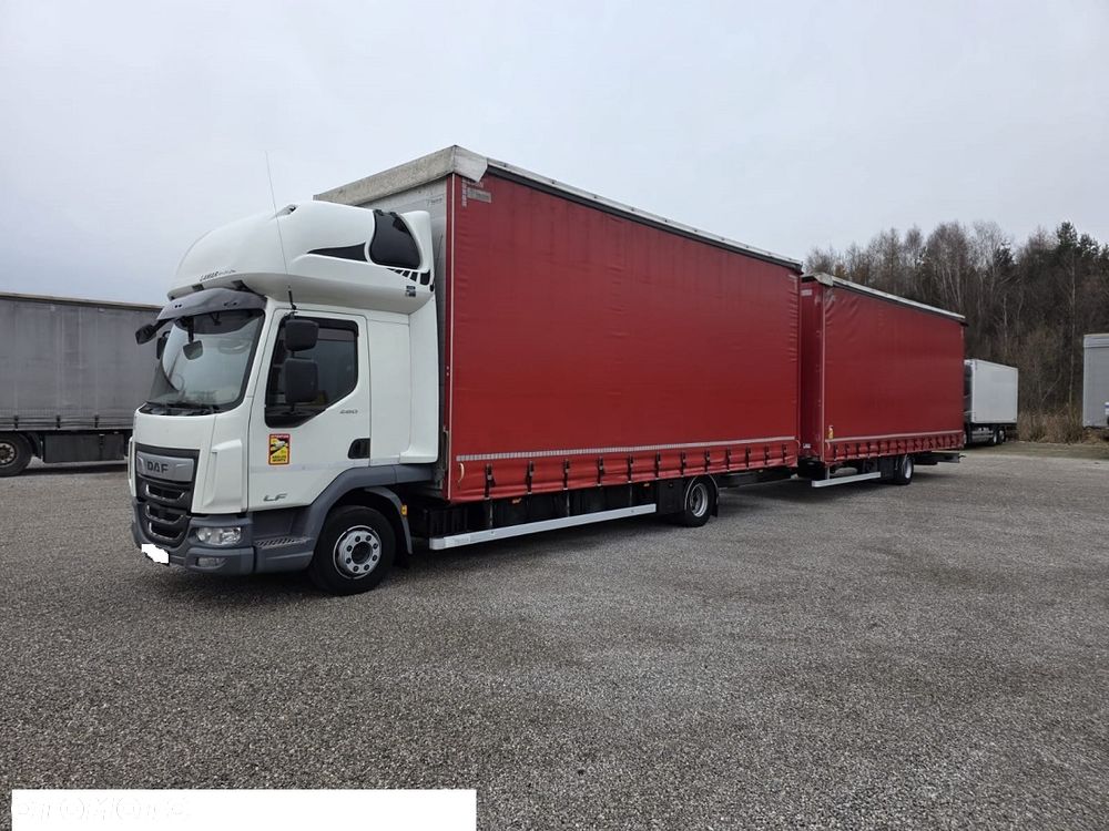 DAF LF 12/260 ZESTAW TANDEM  PRZEJAZDOWY 120m2 SALON PL. - 1