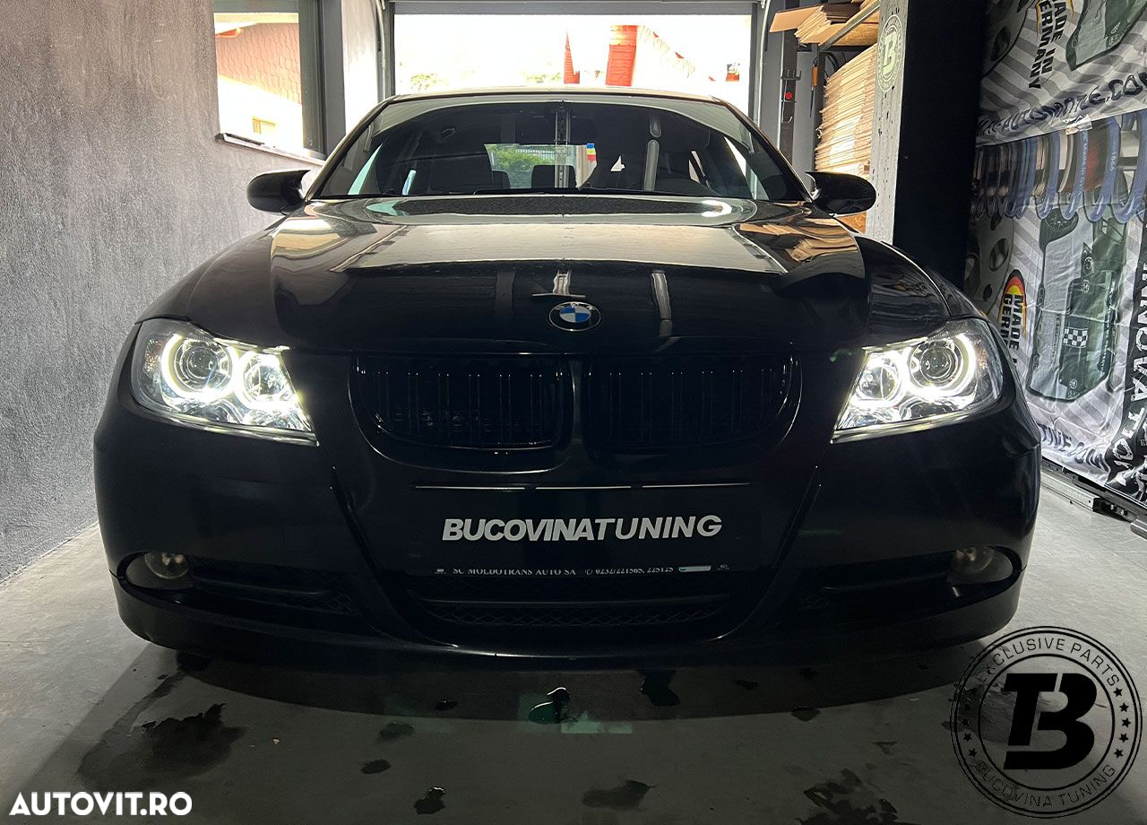 Faruri LED Angel Eyes compatibile cu BMW Seria 3 E90 E91 - Taiwan - 7