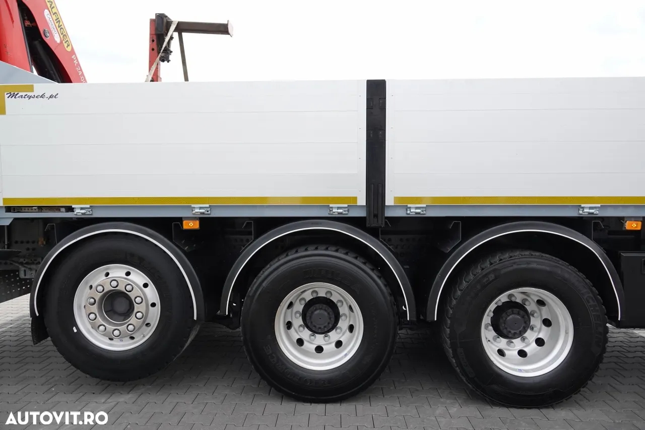 Volvo FMX 460 / 8X4 / TRIDEM /  7.75 M TRANSMISIE / HDS PALFINGER PK 24.001 / PILOT / PRELUNGIE -12.5M / AXIE LIFTATOR / EURO 6 / IMPORTAT - 26