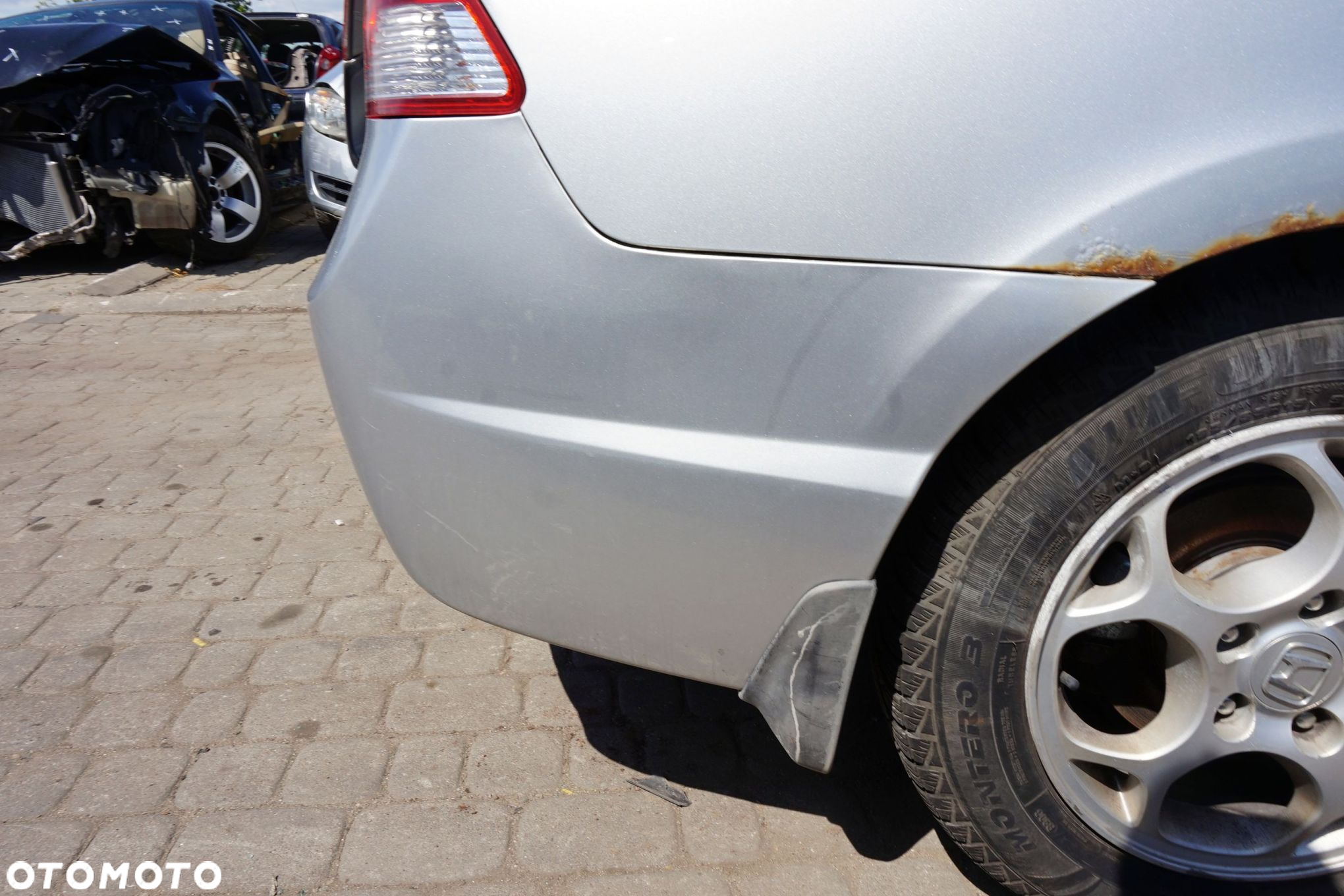 ZDERZAK TYLNY PDC CIVIC VIII SEDAN NH700M  SREBRNY HONDA 2006-2010 - 3