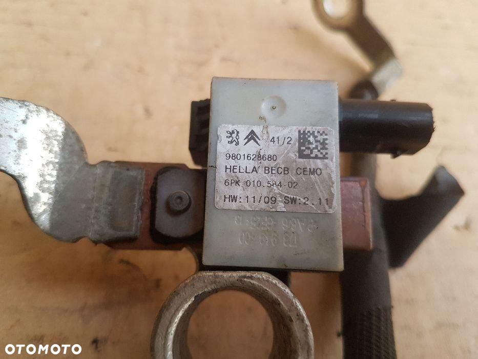 Citroen C3 Picasso lift kabel masowy klema minusowa pirotechniczna hdi - 3