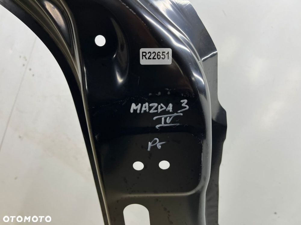 Poszycie Mazda 3 IV BP 2019r.- NOWY prawy słupek A przedni szyby rama drzwi bok poszycie ĆWIARTKA - 9