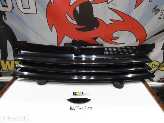 Grelha frontal sem simbolo VW Golf 4 / IV ABS (plástico) (material novo) - 1