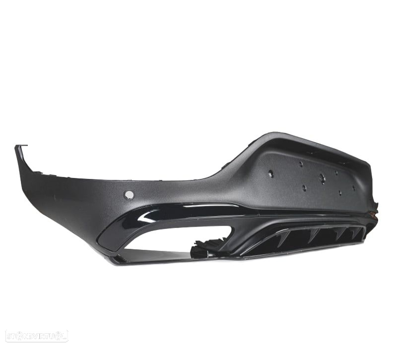 DIFUSOR MERCEDES GLC C253 COUPE AMG 20- LOOK GLC63 PRETO - 3