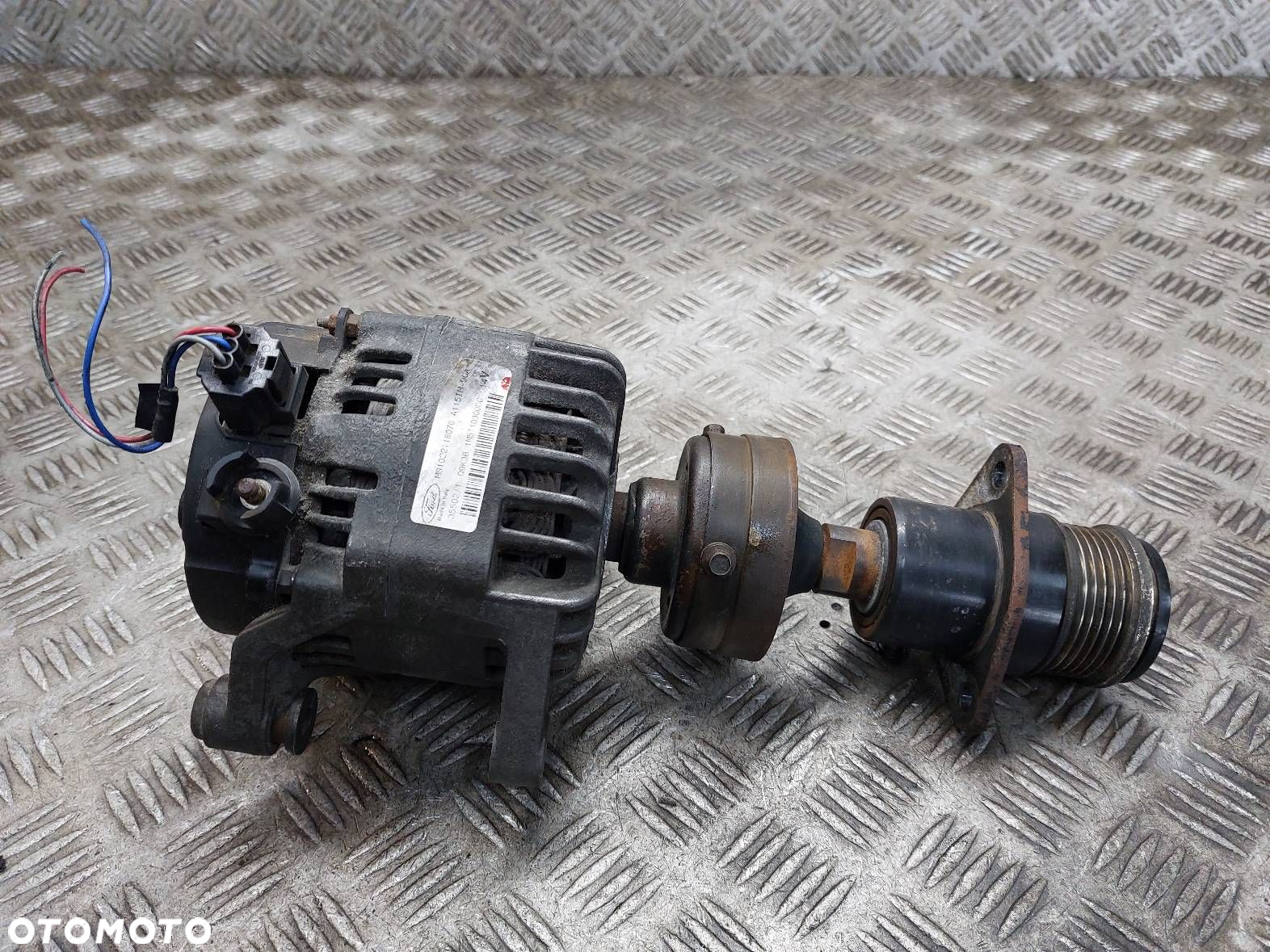 ALTERNATOR + WAŁEK ALTERNATORA FORD FOCUS MK1 1.8 TDCI 1M5T-10300-BC - 3