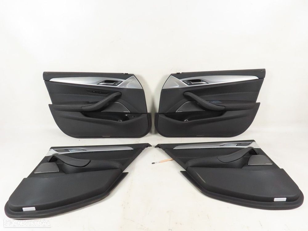 Conjunto Forras / Quartelas Portas em Pele Harman Kardon Seminovo/ Original BMW... - 1