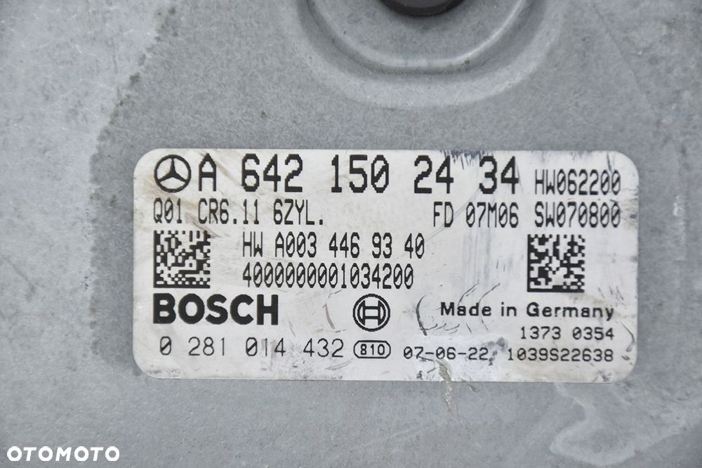 komputer sterownik * mercedes c w204 a6421502434 - 3
