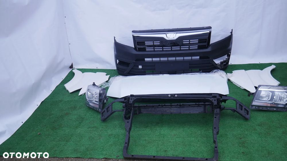 MAN TGE II 2 VW CRAFTER II 2 ZDERZAK GRILL MASKA LAMPY PAS PRZEDNI BŁOTNIKI - 4