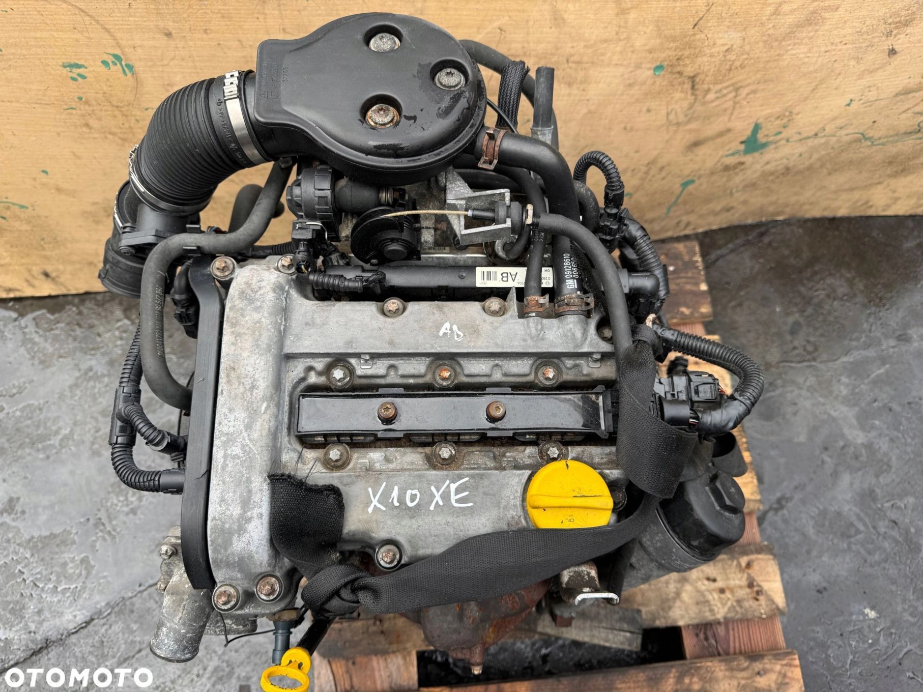 SILNIK KOMPLETNY OPEL CORSA B 1.0 12V X10XE 2000r 54KM SPRAWDZONY 112tys km - 1