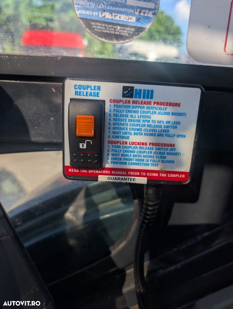 Hitachi ZX33U-6, 3,7tone, 2023, 2.291h, CUPLA RAPIDA HIDR+3 CUPE NOI, lama nivelare, ad sapare 3,5m, latime 1,55m, inst picon pe brate, aer conditionat, radio, produs in JAPONIA, posibil leasing 4 ani-PROMOTIE 36.900 EUR+Tva - 16