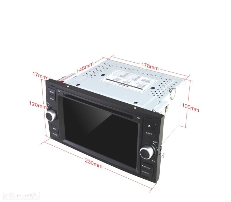 AUTO RADIO GPS 2DIN 7" GPS TACTIL PARA FORD FOCUS C-MAX FIESTA GALAXY KUGA MONDEO S-MAX TRANSIT - 2