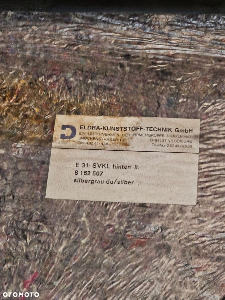 BOCZEK BOCZKI TYŁ PRZÓD BMW 840 850 E31 EU - 2