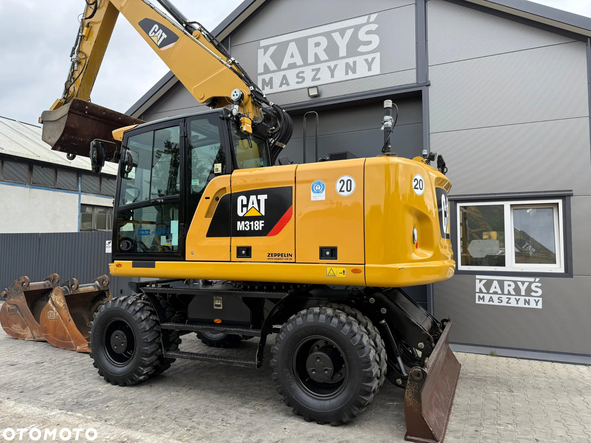 Caterpillar KOPARKA KOŁOWA CAT CATERPILLAR M318F M318 318 316 320 2019R - 10