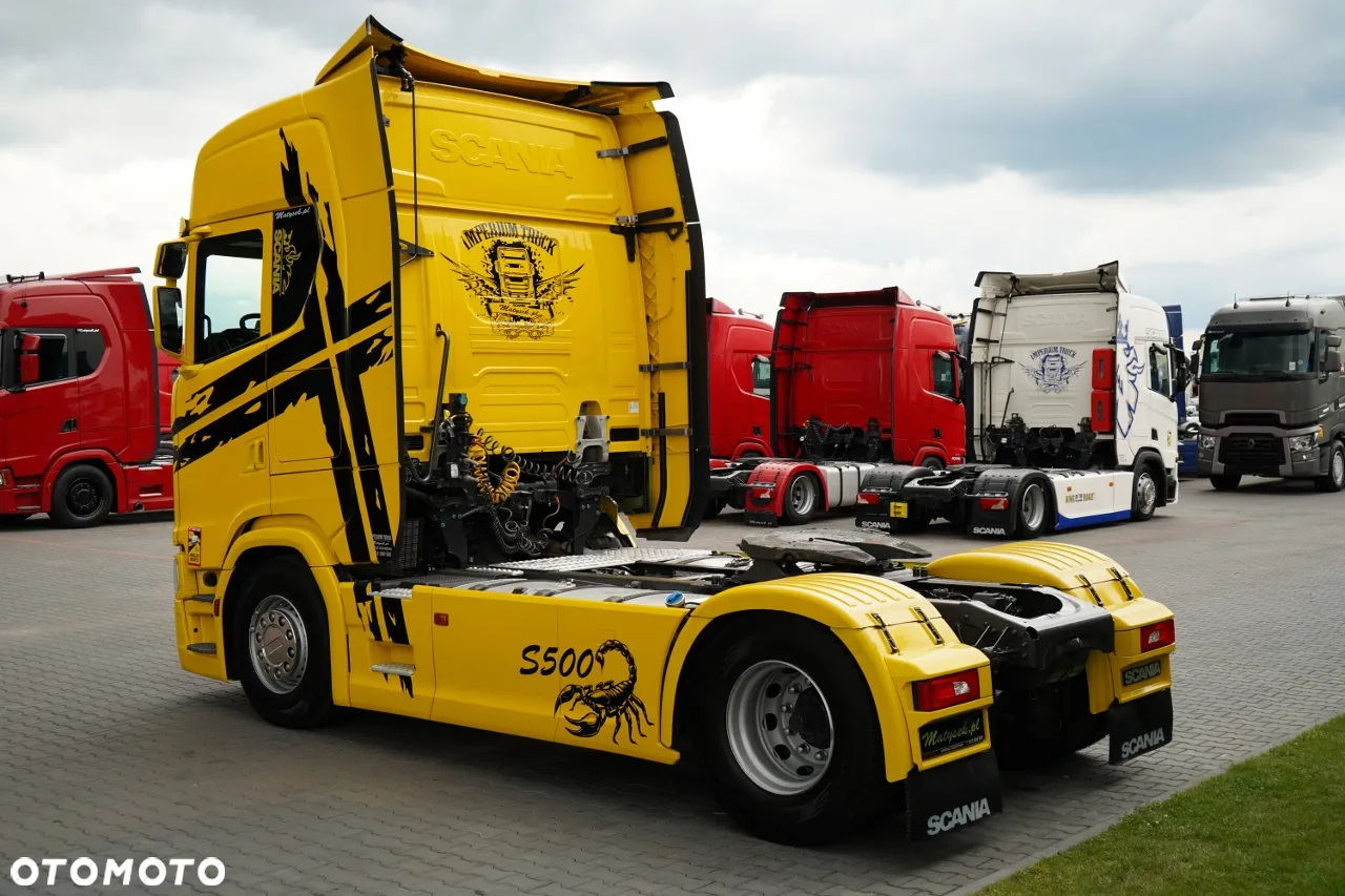 Scania S 500 / RETARDER / KLIMA POSTOJOWA / OPONY 100% / PO KONTRAKCIE SERWISOWYM / SPROWADZONY - 7