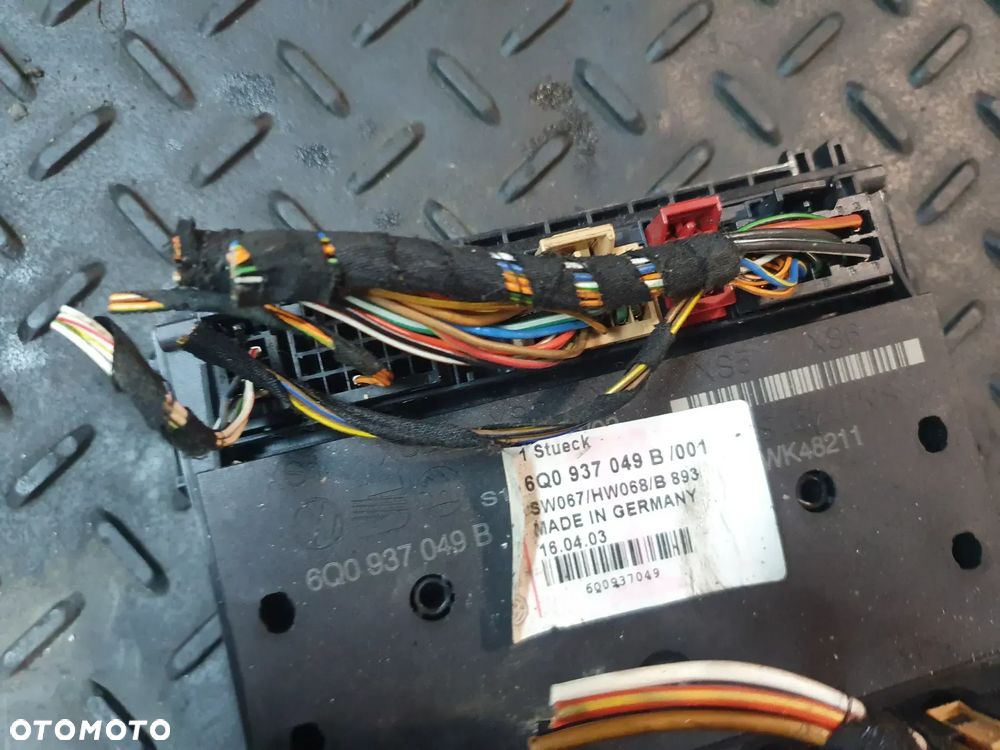 Skoda Roomster Moduł komfortu SKODA FABIA ROOMSTER 6Q0937049B + WTYCZKI INSTALACJA - 4