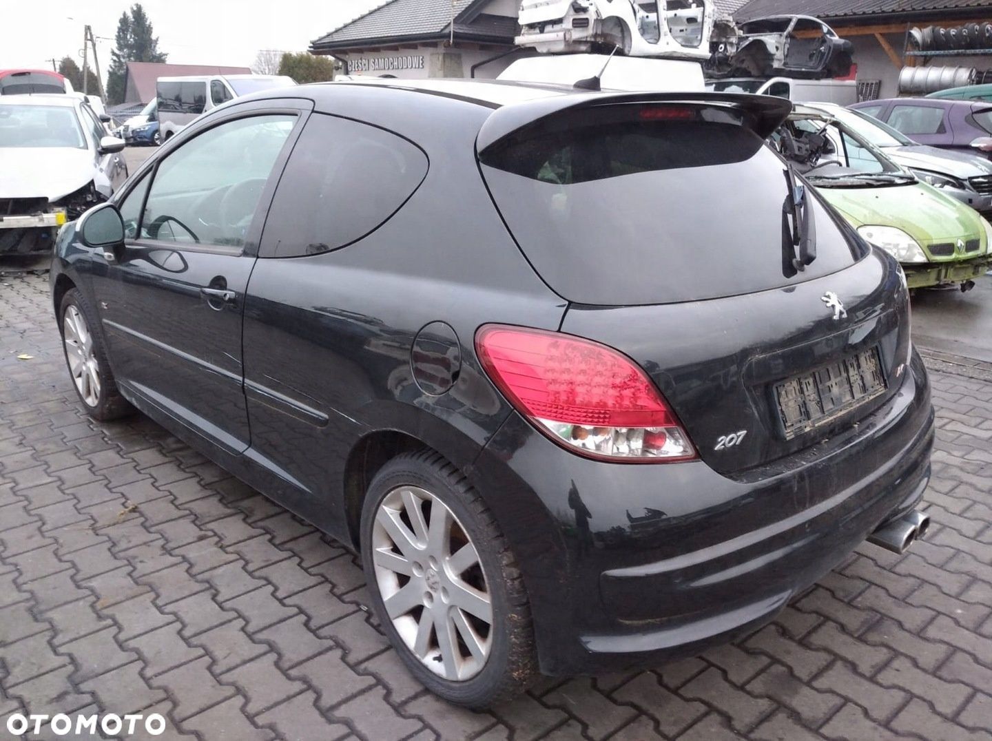 PEUGEOT 207 RC GT 3D SPORT 06- KLAPA BAGAŻNIKA TYŁ TYLNA EXLD - 1