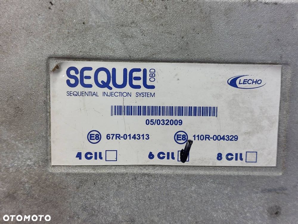 INSTALACJA GAZOWA LPG 6 CYL 67R-014313 LECHO SEQUEAL ZAVOLI ZETA MAGIC JET - 2