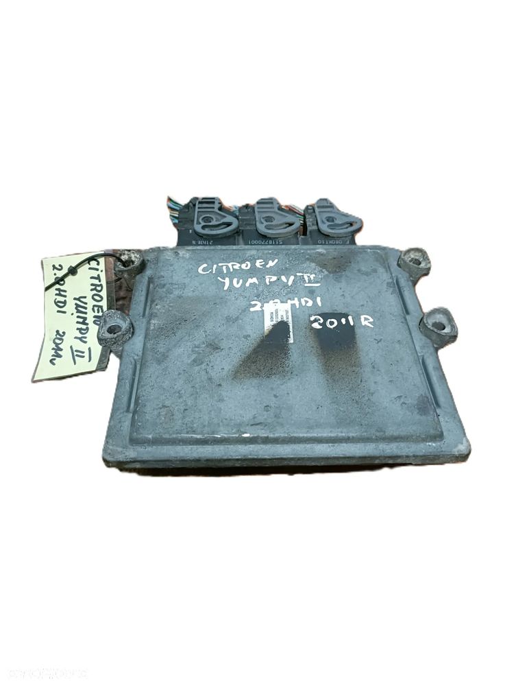 CITROEN JUMPY II 07-16 r. 2,0 HDI STEROWNIK KOMPUTER SILNIKA CONTINENTAL 5WS40615C-T + - 1