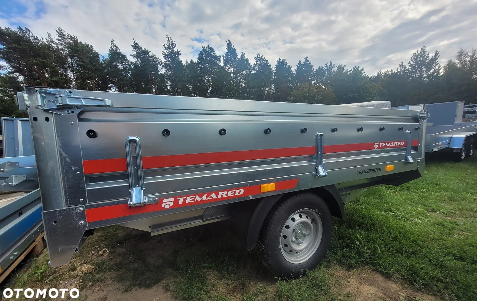 TEMARED TRANSPORTER 2515/2C DMC 2000KG burty dmontowalne przyczepa platforma uniwersalna - 9