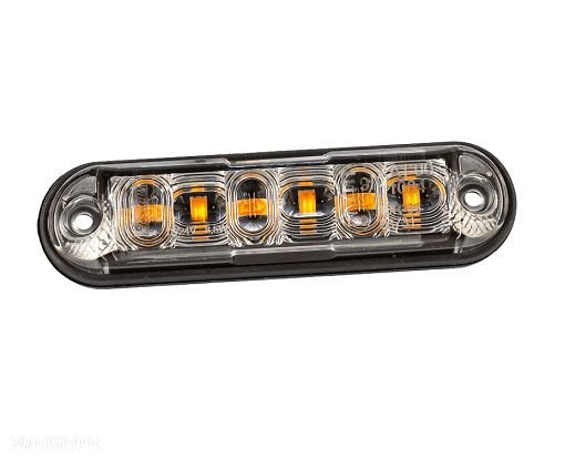Lampa ostrzegawcza  6 diod LED 4 programy świecenia GABARYT - 1