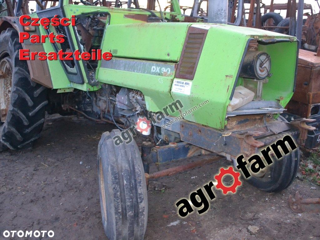 Deutz DX 90 części, skrzynia biegów, silnik, oś - 1