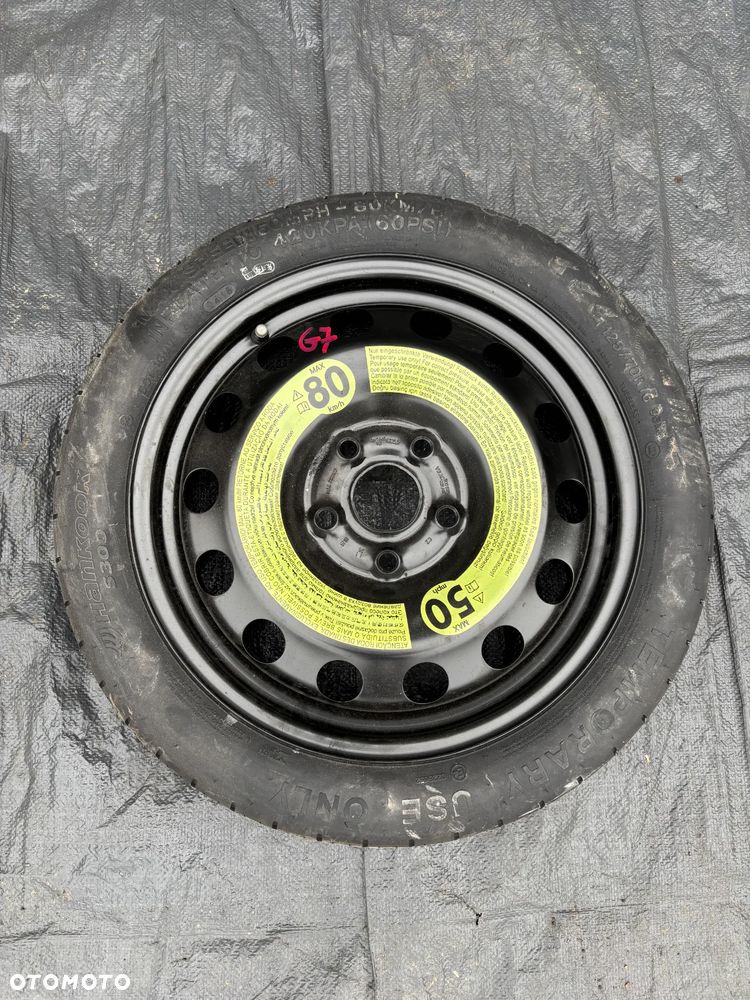 VW Golf VII koło zapasowe dojazdowe dojazdówka  5Q0601027AR 16" 5X112 - 1