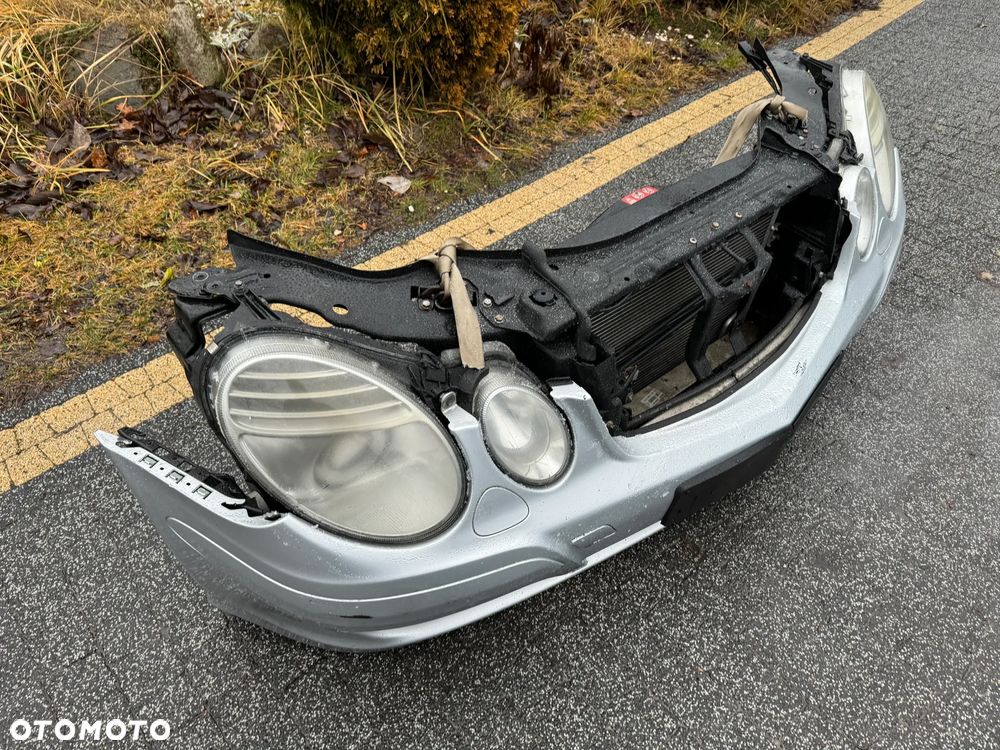 PRZÓD KOMPLETNY ZDERZAK PAS REFLEKTOR MERCEDES W211 LIFT FL - 9